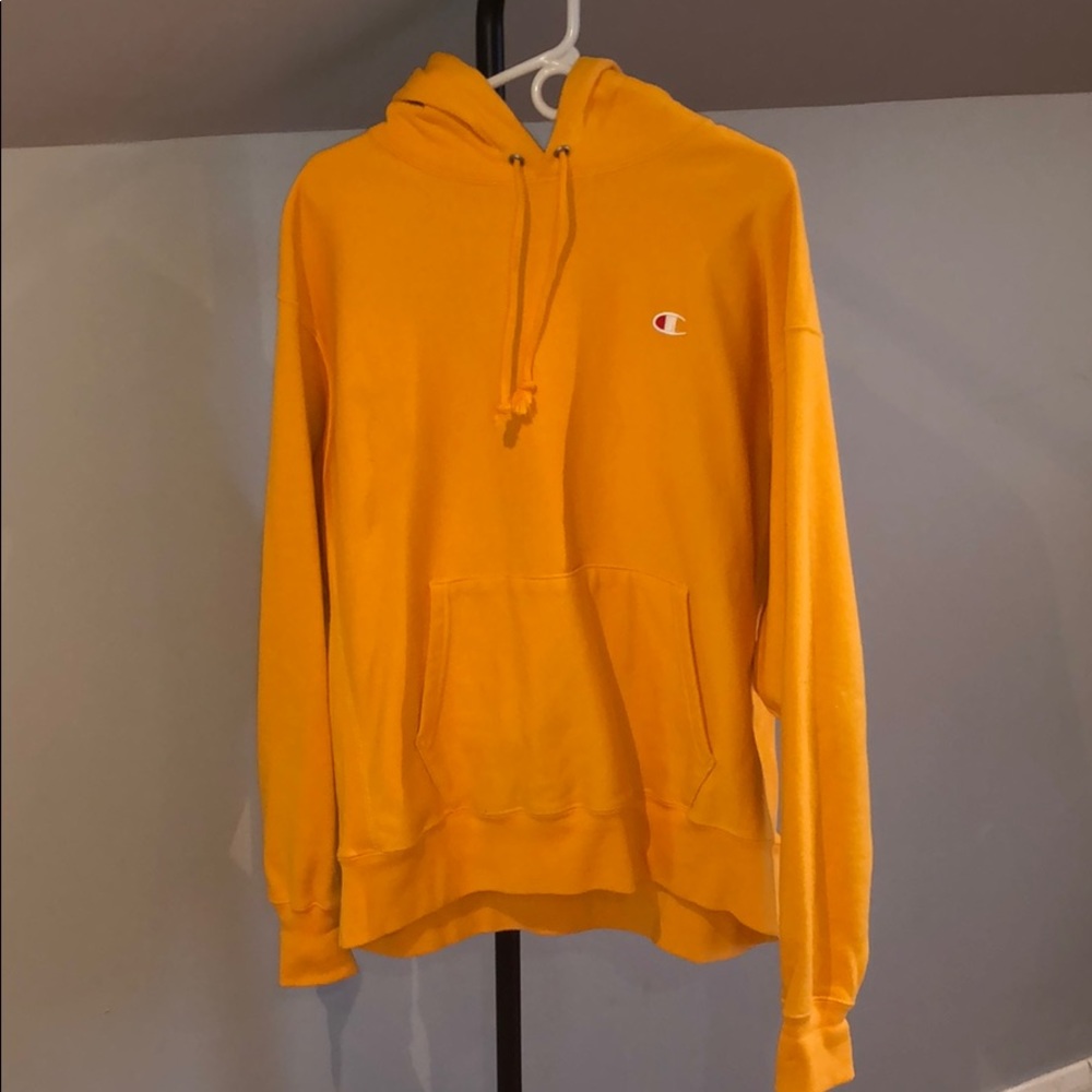 CHAMPION HOODIE GOLDEN YELLOW